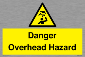 Danger Overhead Hazard